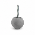 Bluish gray 1.35-inch Globe concrete wall hook