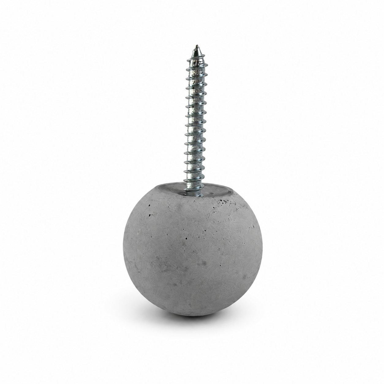Bluish gray 1.35-inch Globe concrete wall hook