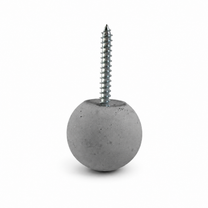 Bluish gray 1.35-inch Globe concrete wall hook