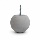 Bluish gray 2.25-inch Globe concrete wall hook