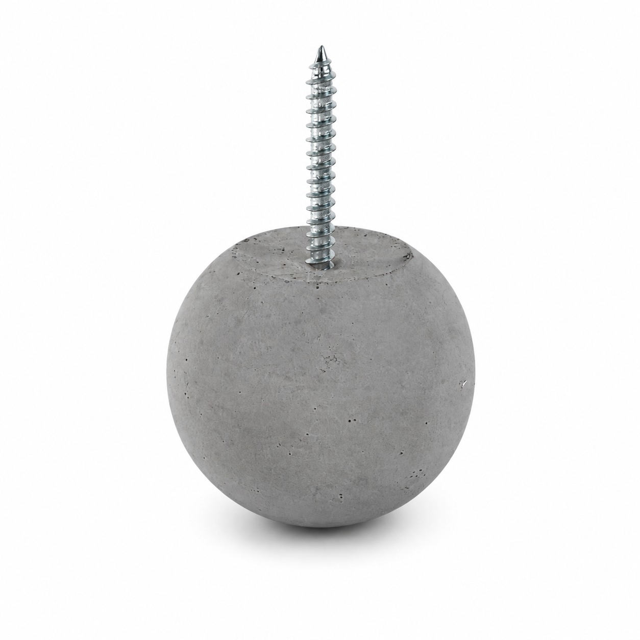 Bluish gray 2.5-inch Globe concrete wall hook