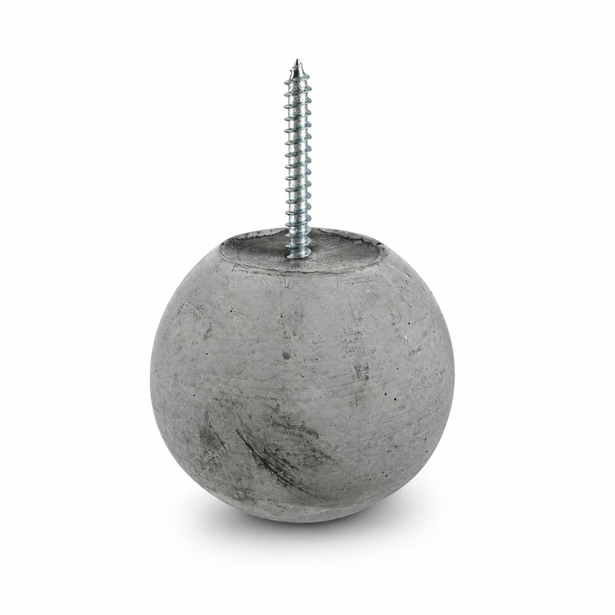 Bluish gray 2-inch Globe concrete wall hook