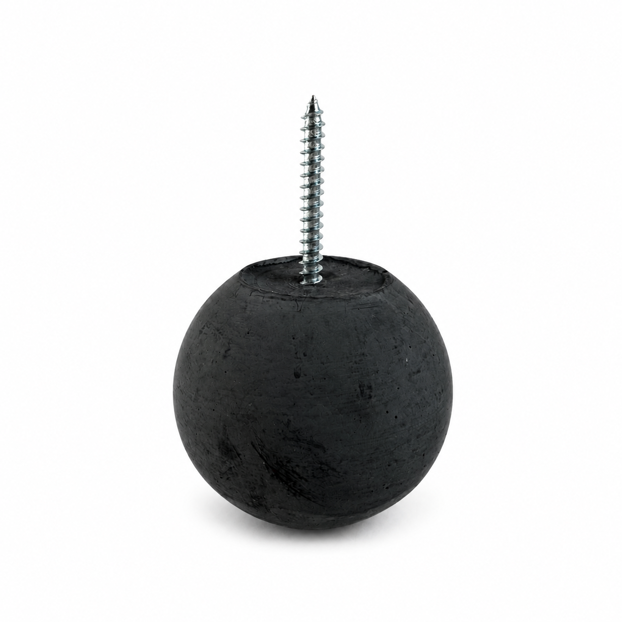Dark gray 2-inch Globe concrete wall hook