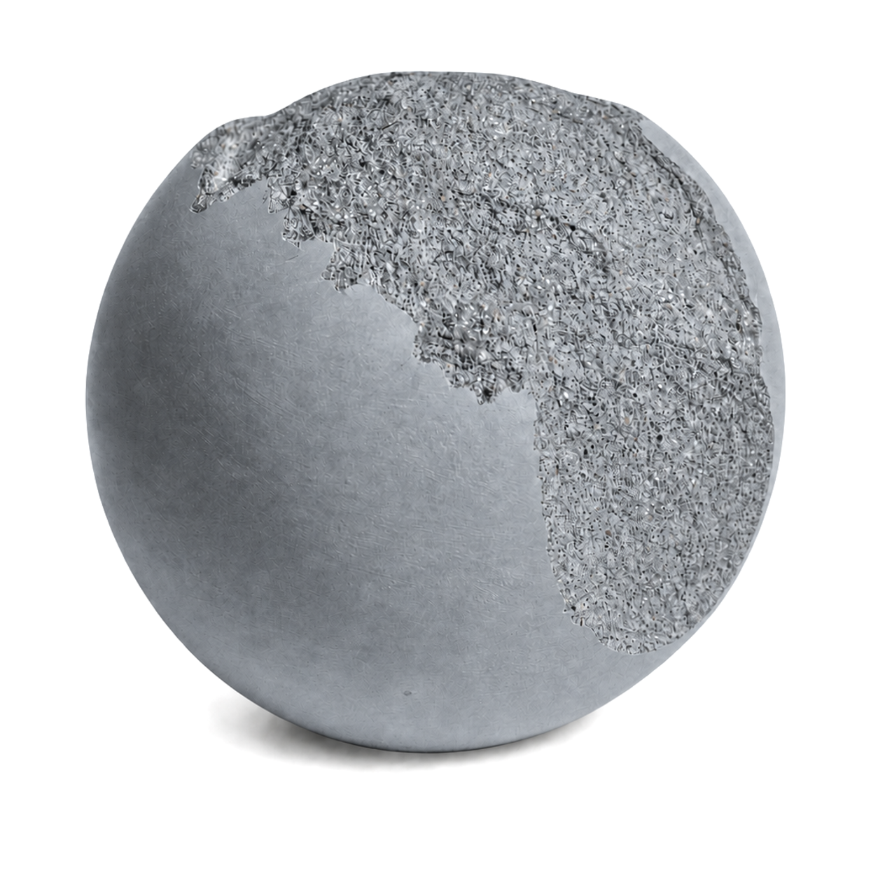 Rift Wabi-Sabi Concrete Sphere
