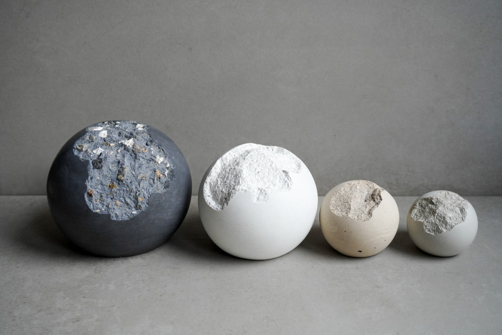 Rift Wabi-Sabi Concrete Sphere