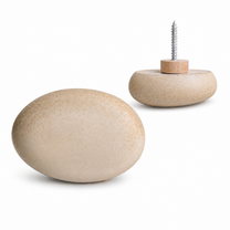 River Pebble Concrete Knob &amp; Wall Hook
