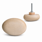 River Pebble Concrete Knob &amp; Wall Hook