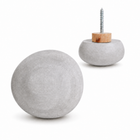 River Pebble Concrete Knob &amp; Wall Hook