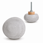River Pebble Concrete Knob &amp; Wall Hook