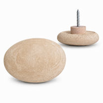 River Pebble Concrete Knob &amp; Wall Hook