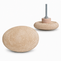 River Pebble Concrete Knob &amp; Wall Hook