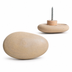 River Pebble Concrete Knob &amp; Wall Hook