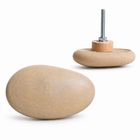 River Pebble Concrete Knob &amp; Wall Hook
