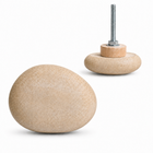 River Pebble Concrete Knob &amp; Wall Hook