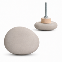 River Pebble Concrete Knob &amp; Wall Hook