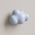 Cloud Concrete Knob &amp; Wall Hook