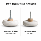 River Pebble Concrete Knob &amp; Wall Hook