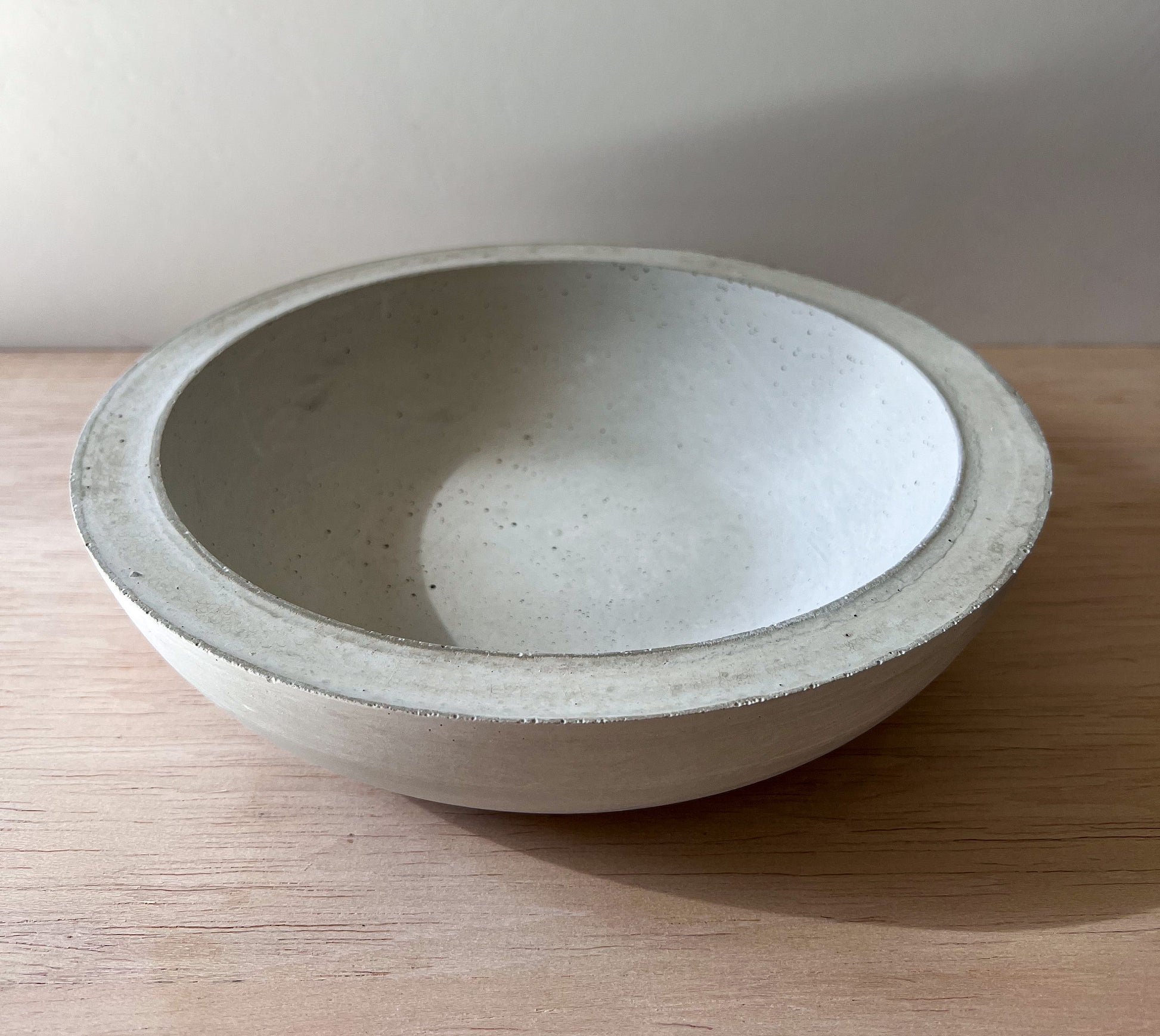 Shallow Concrete Bowl, 10”, Minimalist Bowl, Modern Bowl, Catch All Dish, Cement Bowl, Contemporary Bowl, Succulent Planter, Decorative Bowl