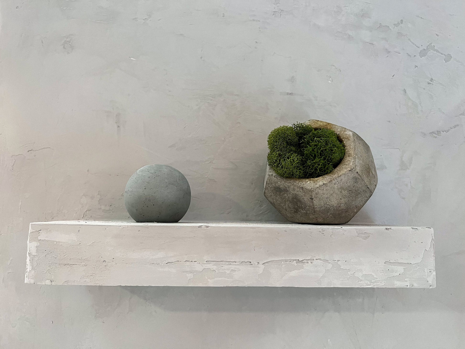 Concrete Paper Weight Sphere - 2.24"
