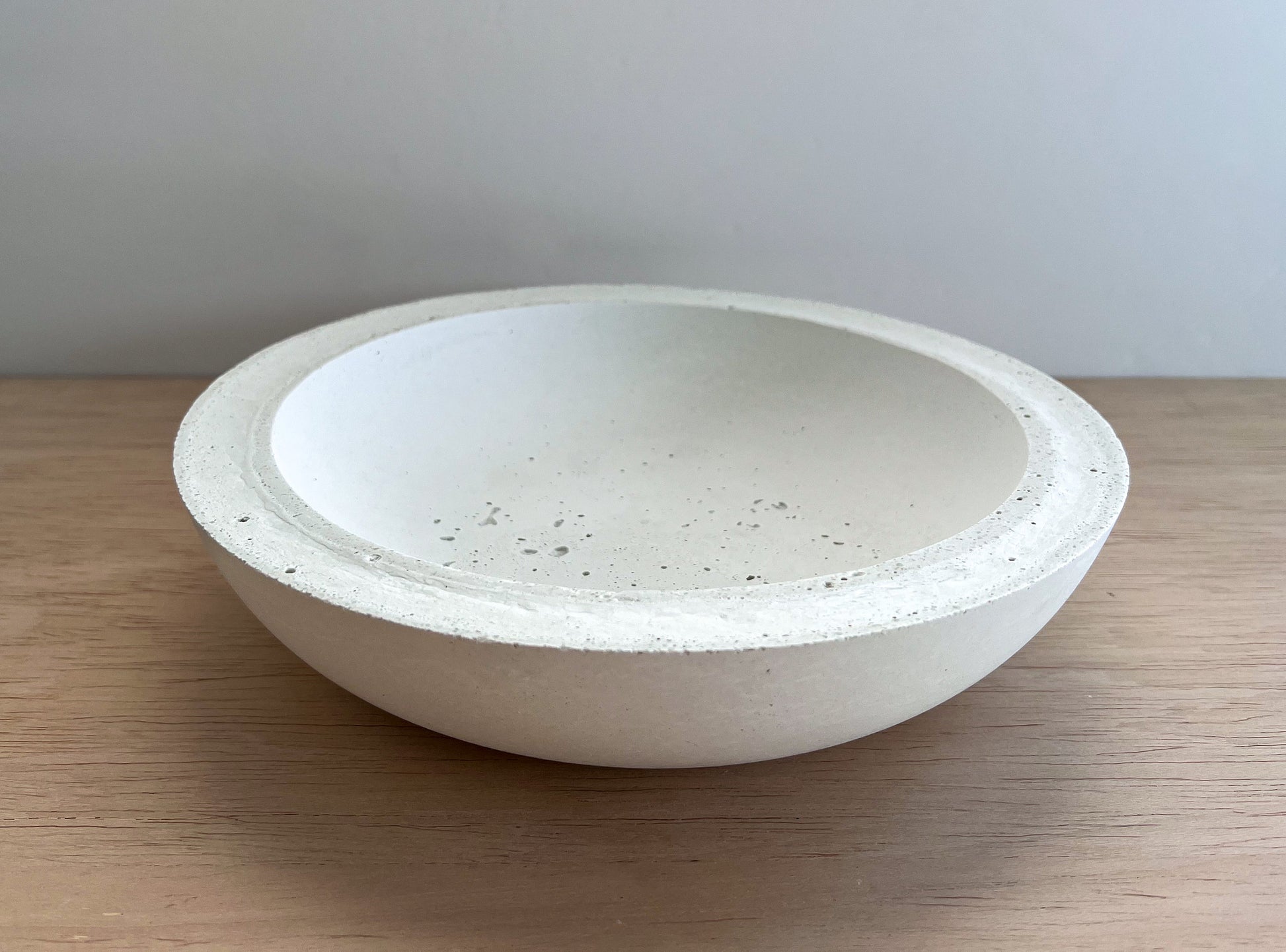 Shallow Concrete Bowl, 10”, Minimalist Bowl, Modern Bowl, Catch All Dish, Cement Bowl, Contemporary Bowl, Succulent Planter, Decorative Bowl