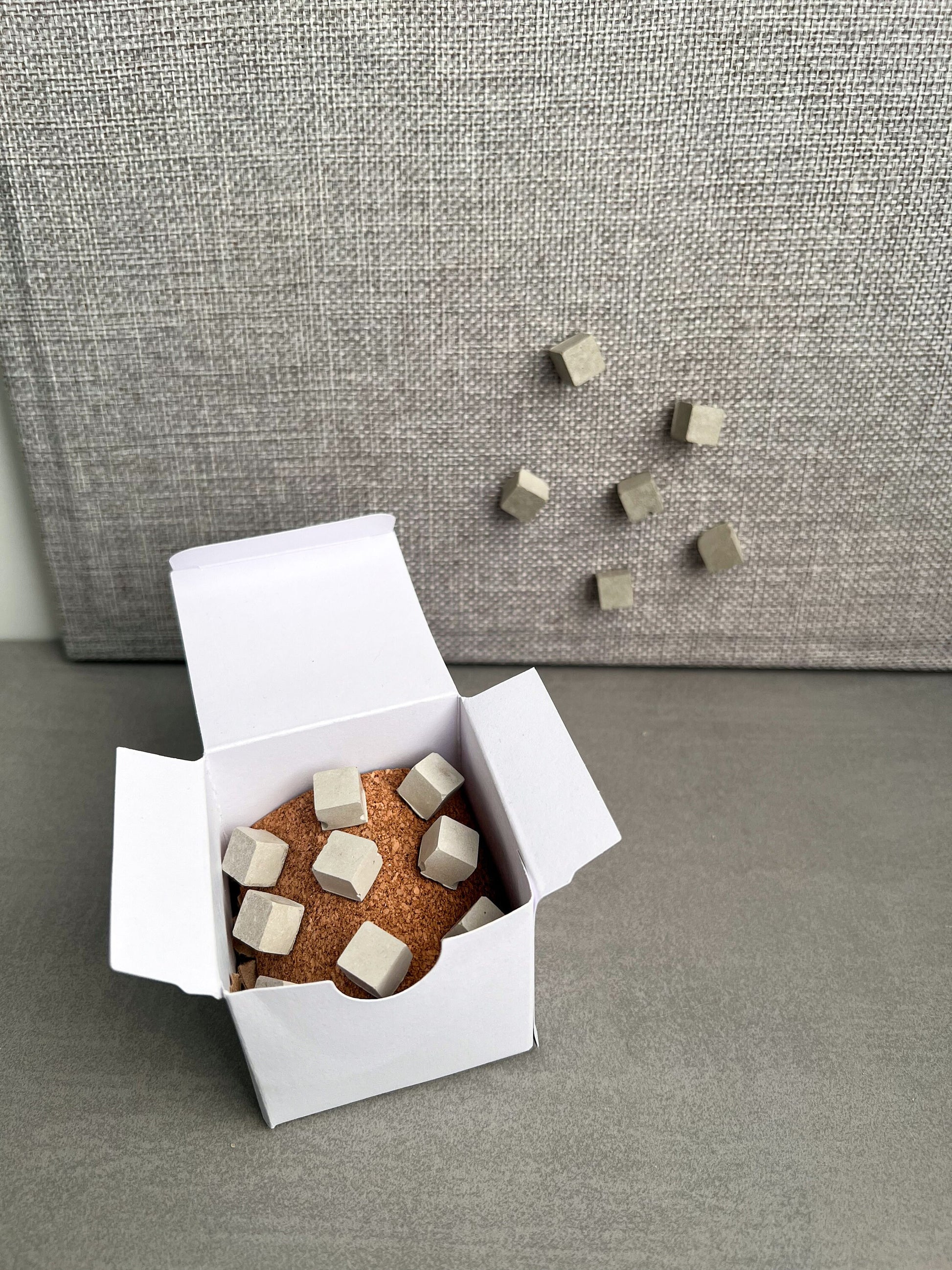 Concrete Push Pins, Minimalist Thumb Tack, Modern Office Decor, Cement Push Buttons, Pin Board Pin, Cork Board Needle Pins, Office Pins