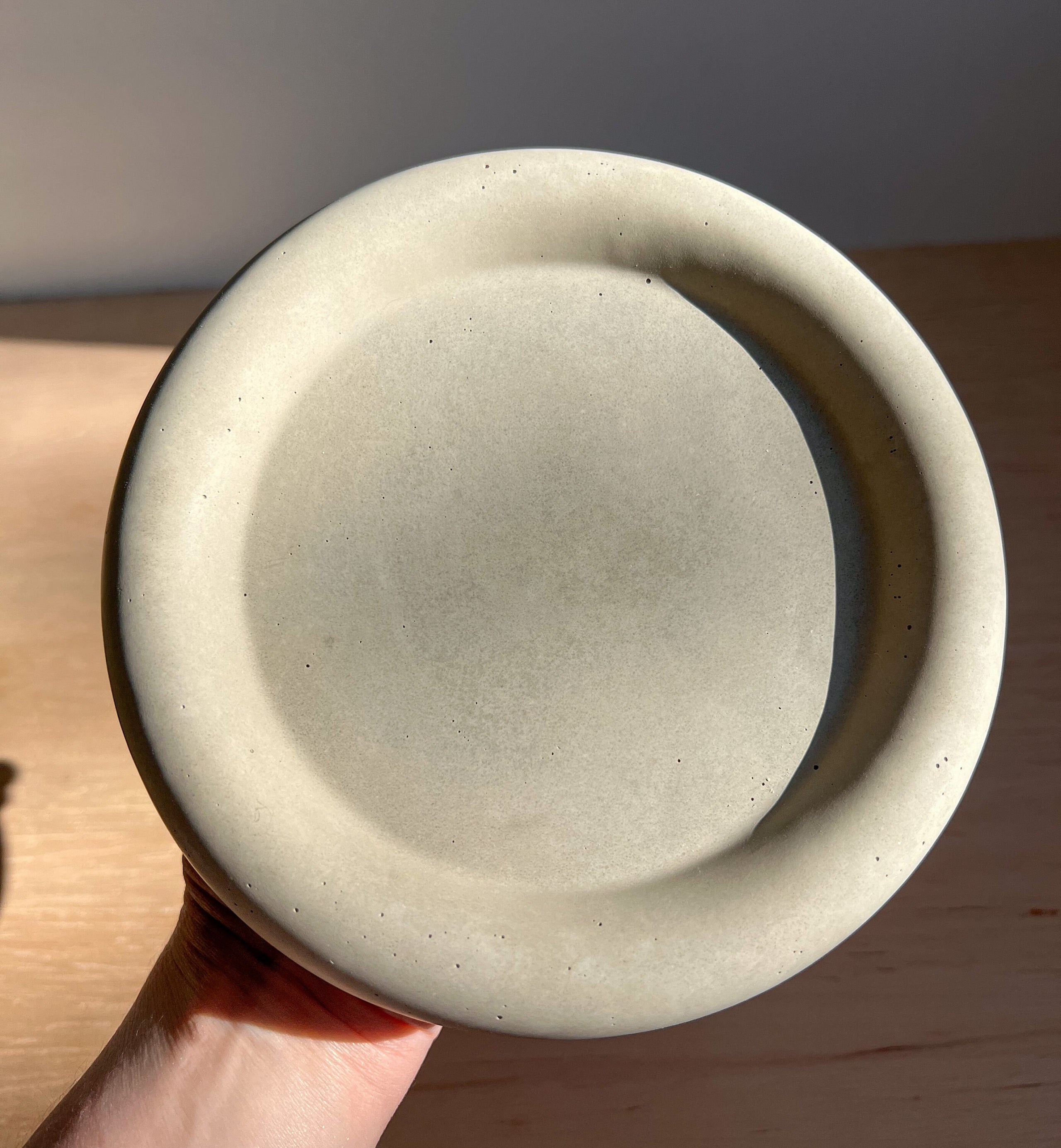 CLOUD Concrete Tray, Pebble Tray, Minimalist Catchall, Jewelry Display, Chunky Dish, Cement Trinket Plate, Vanity Organizer, Japandi Decor