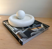 CLOUD Concrete Tray, Pebble Tray, Minimalist Catchall, Jewelry Display, Chunky Dish, Cement Trinket Plate, Vanity Organizer, Japandi Decor