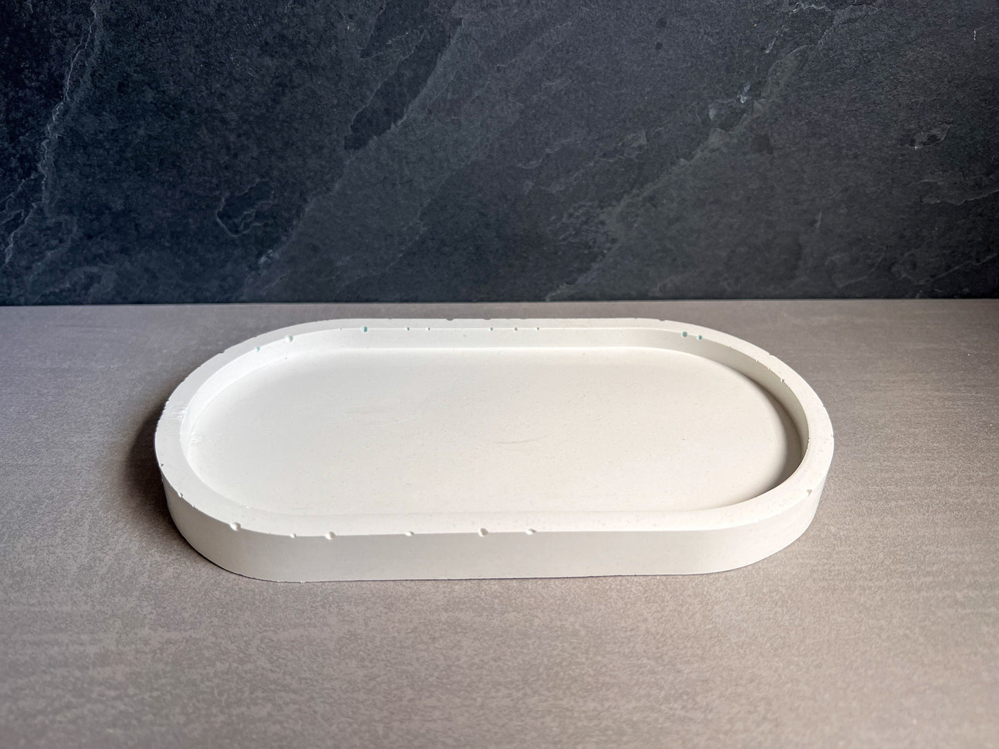 Oval Concrete Tray, Jewelry Holder, Vanity Tray, Cement Tray, Coffee Table Tray, Decorative Tray, Jewlery Tray, Bathroom Tray, Minimalist