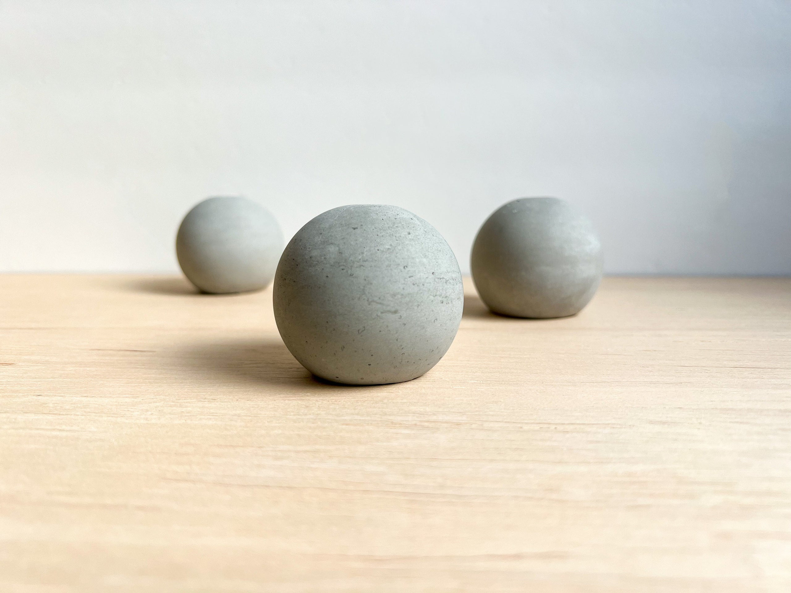 Concrete Paper Weight Sphere - 2.24"