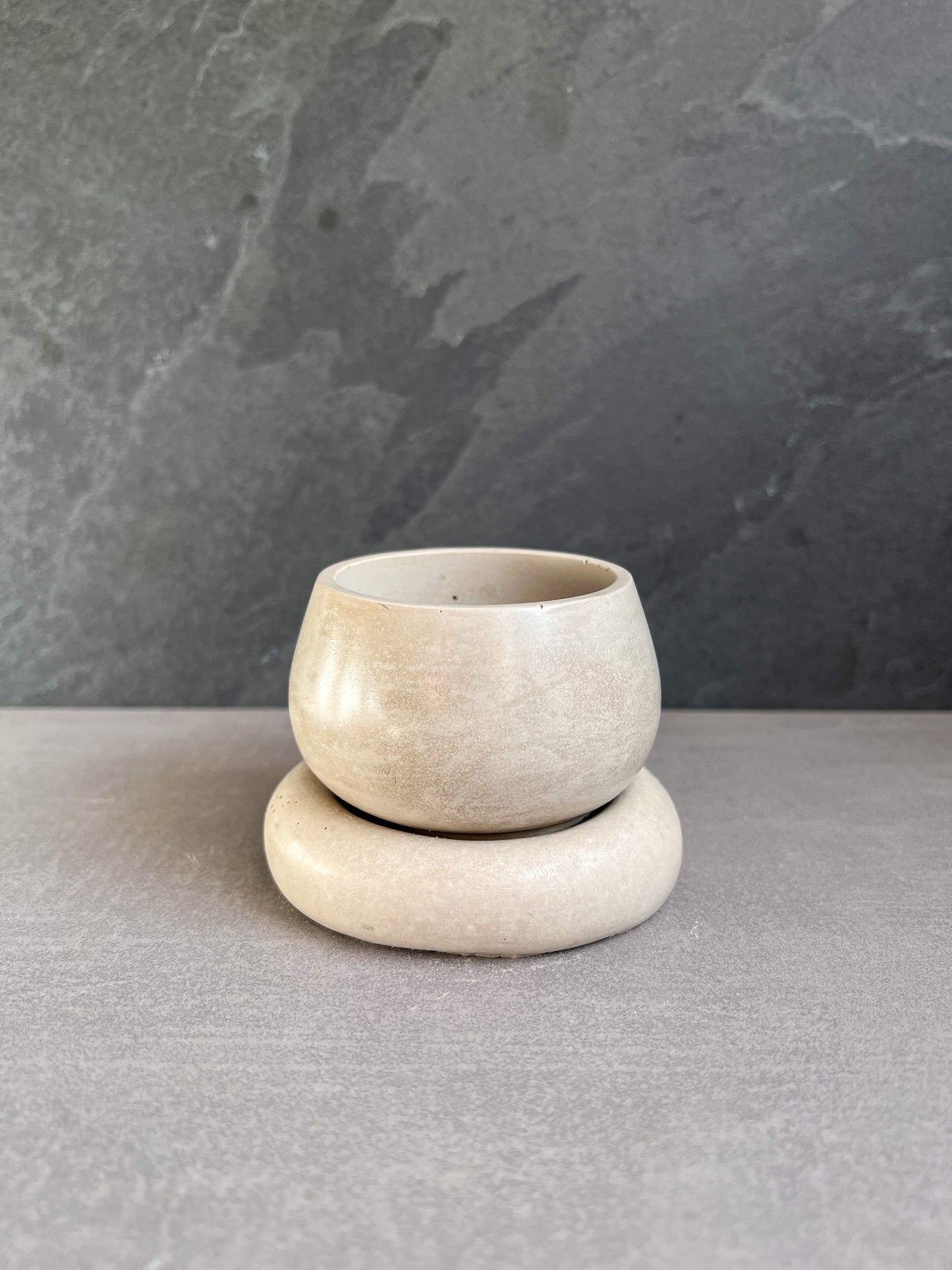 Small Concrete Planter with Drainage, Cute Plant Pot, Bubble Planter, Succulent Planter, Decorative Pot, Modern Pot, Nordic, Chubby Pot