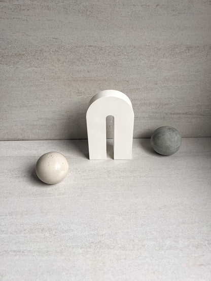 Concrete Sculptural Arch, Standing Arch Decor, Nordic, Decorative Arch, Photo Props, Geometric Ornament, Cement Decor, Modern Decor, Still