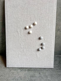 Concrete Ball Push Pins - Set of 10