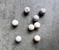 Concrete Ball Push Pins - Set of 10