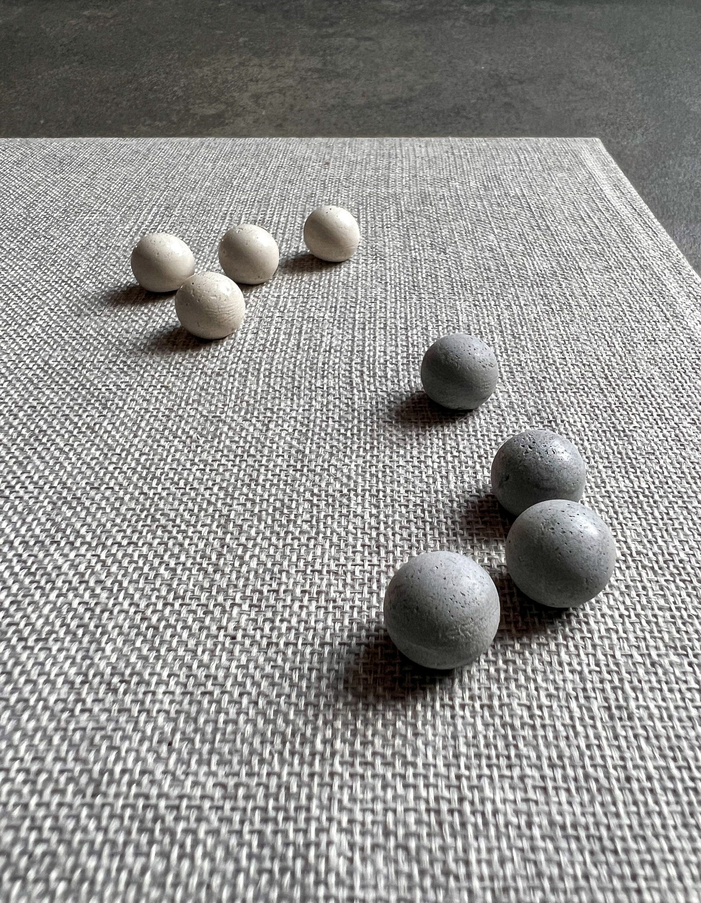 Concrete Ball Push Pins - Set of 10