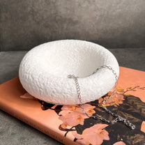 Bubble Bowl, Concrete Cloud Tray, Japandi Catch All Dish, Blob Jewelry Display, Chunky Dish, Chubby Trinket Tray, Decor for Coffee Table