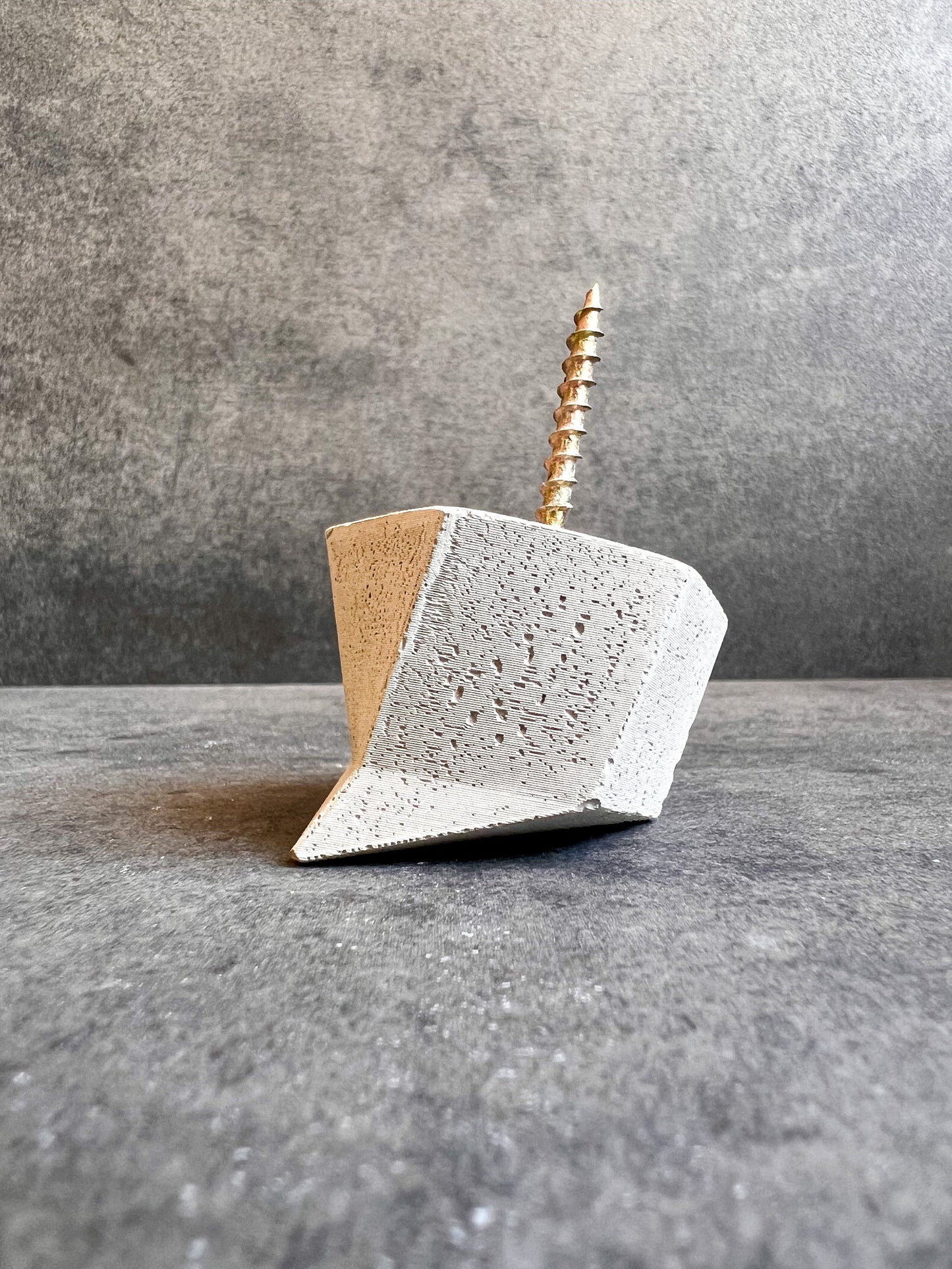 Geometric Wall Hook, Concrete Wall Hook, Irregular Knob, Towel Hook, Wall Hanger, Cement Wall Decor, Minimalist, Modern Wall Peg