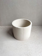 CONCRETE PLANTER with Drainage, Simple Plant Pot, Round Planter, Decorative Cement Pot, Minimalist, Nordic, Medium Planter, Japandi Decor