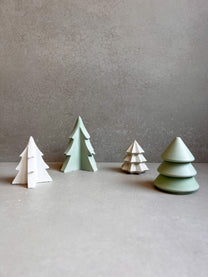 Concrete Christmas Tree, Cement Winter Decor, Minimalist Table Accent, Holiday Ornament, Stone Tree Statue, Festive Home Decor