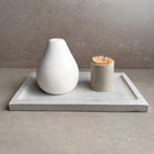 Rectangle Concrete Tray, Decorative Trinket Dish, Japandi Jewelry Display, Minimalist Cement Catchall, Modern Table Accent, Bottle Holder