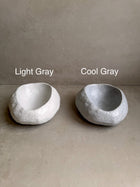 ROCK BOWL, Decorative Dish, Pebble Jewlery Display, Concrete River Stone, Cement Trinket Vessel, Japandi Decor, Entryway Stone Catchall