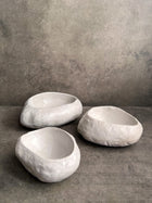 ROCK BOWL, Decorative Dish, Pebble Jewlery Display, Concrete River Stone, Cement Trinket Vessel, Japandi Decor, Entryway Stone Catchall