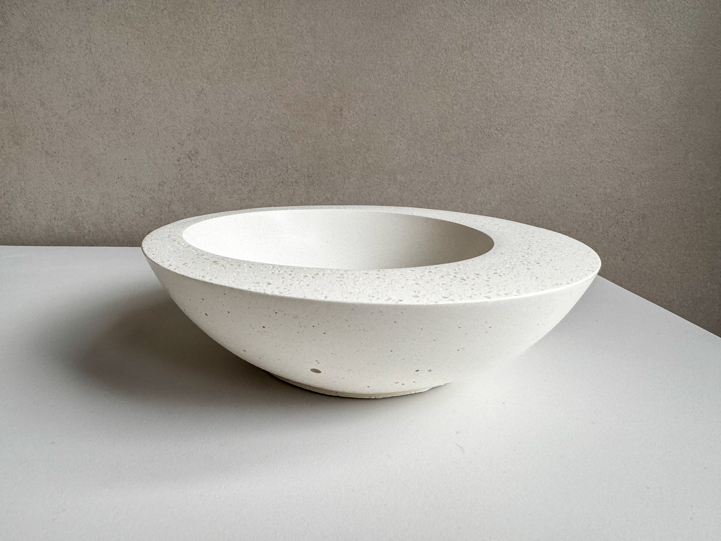 Minimalist Concrete Bowl, Asymmetrical Catch All, Modern Cement Bowl, Contemporary Bowl, Bowls for Decor, Decorative Bowl, Jewelry Dish