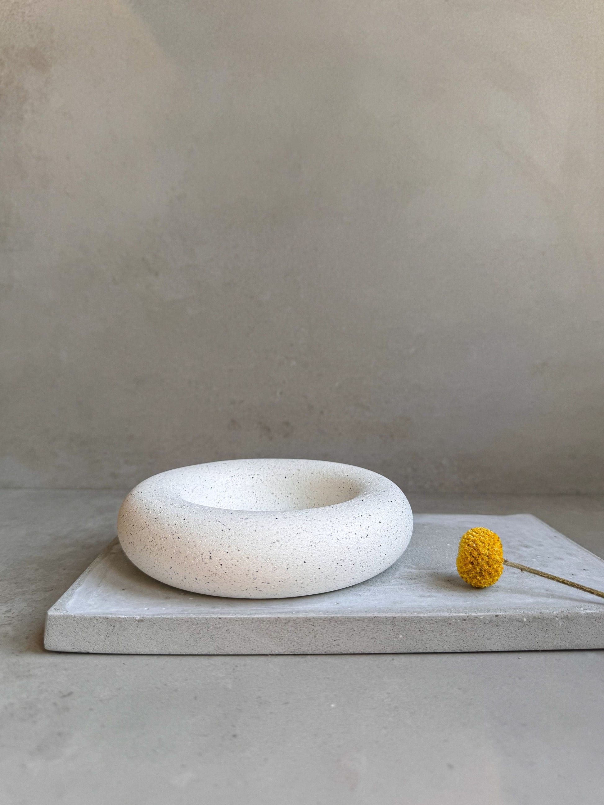 CHUNKY Concrete Tray, Pebble Tray, Catch All Tray, Jewelry Display, Cloud Trinket Tray, Bubble Dish, Chubby Plate, Minimalist Cement Bowl