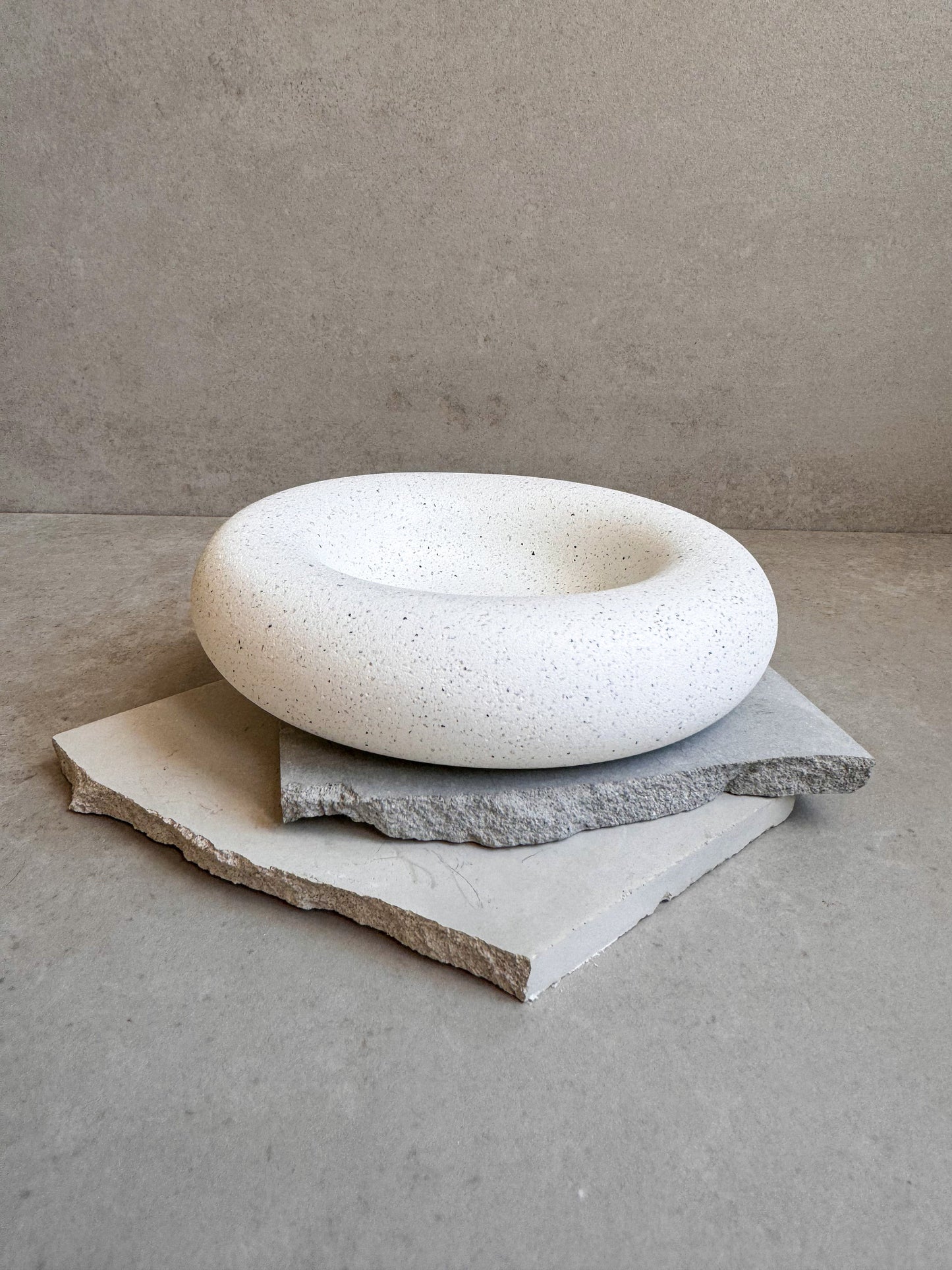 CHUNKY Concrete Tray, Pebble Tray, Catch All Tray, Jewelry Display, Cloud Trinket Tray, Bubble Dish, Chubby Plate, Minimalist Cement Bowl