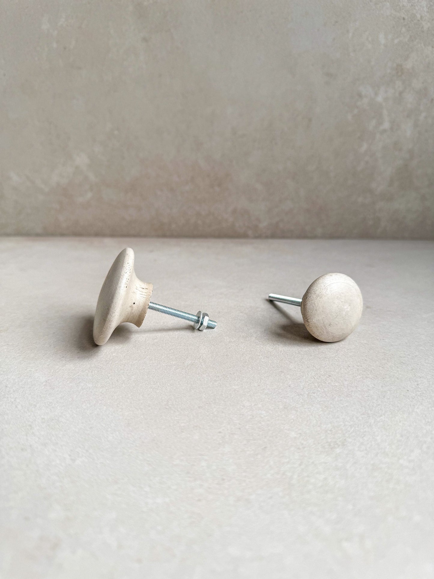 Round Drawer Pull, Concrete Drawer Knob, Cabinet Handle Hardware, Decorative Sphere Peg, Cement Dresser Handle, Minimalist Stone Knob