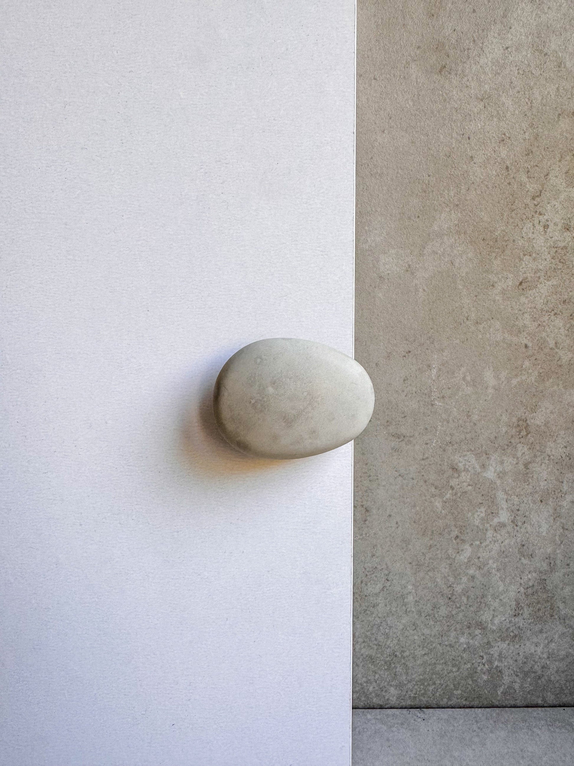 Pebble Concrete Knob, Cobblestone Cement Hook, Hat Hook, Drawer Pull, Decorative Peg, Furniture Hardware, Wall Storage, Minimal Cabinet Knob