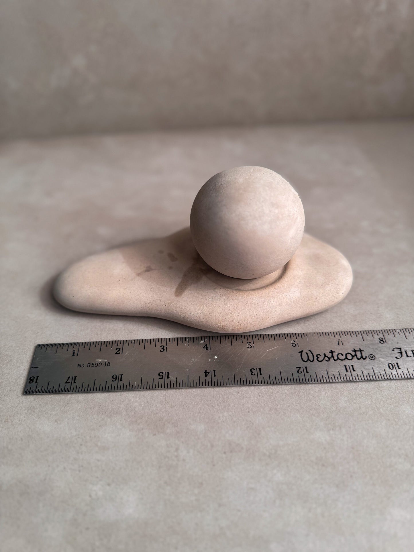 Concrete Essential Oil Diffuser, Aromatherapy Sphere, Passive Dome Diffuser, Cement Decor, Fragrance Air Freshener, Cement Diffusing Stone