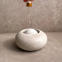 Passive Essential Oil Diffuser, Aromatherapy Ball, Concrete Dome Diffuser, Cement Decor, Fragrance Air Freshener, Diffusing Stone, Japandi