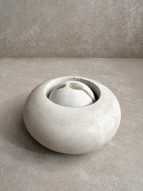 Passive Essential Oil Diffuser, Aromatherapy Ball, Concrete Dome Diffuser, Cement Decor, Fragrance Air Freshener, Diffusing Stone, Japandi