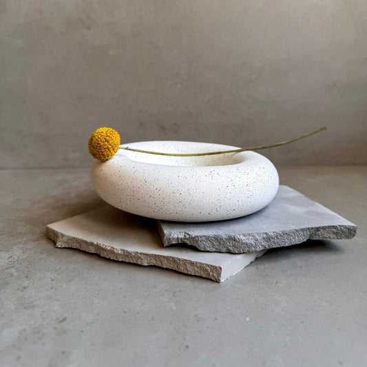 CHUNKY Concrete Tray, Pebble Tray, Catch All Tray, Jewelry Display, Cloud Trinket Tray, Bubble Dish, Chubby Plate, Minimalist Cement Bowl